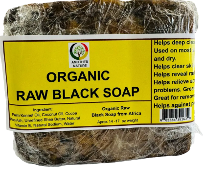 African Raw Black Soap