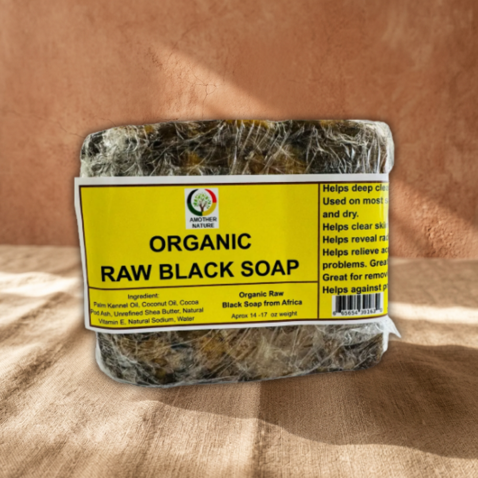 African Raw Black Soap