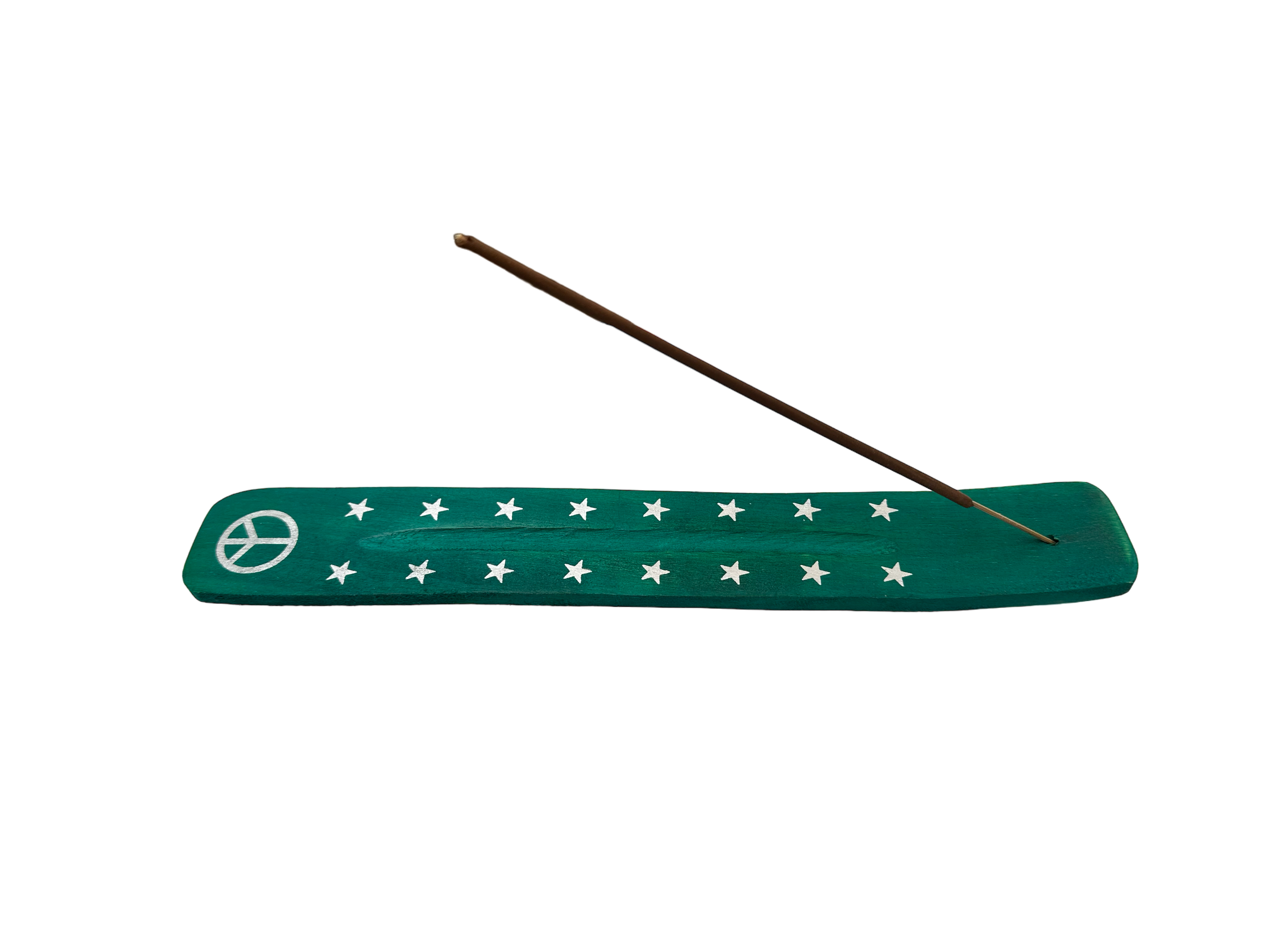 Incense Burner Ash Tray -2 Pieces (Green Color)