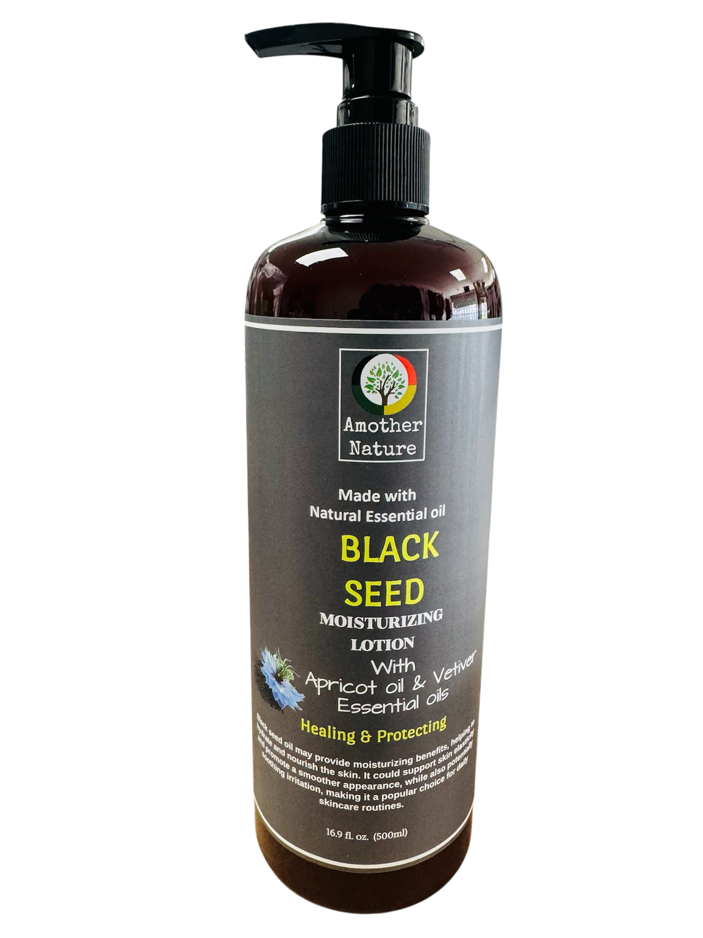 Black Seed -Body Lotion Infuse with Apricot Oil & Vetiver Essential Oil