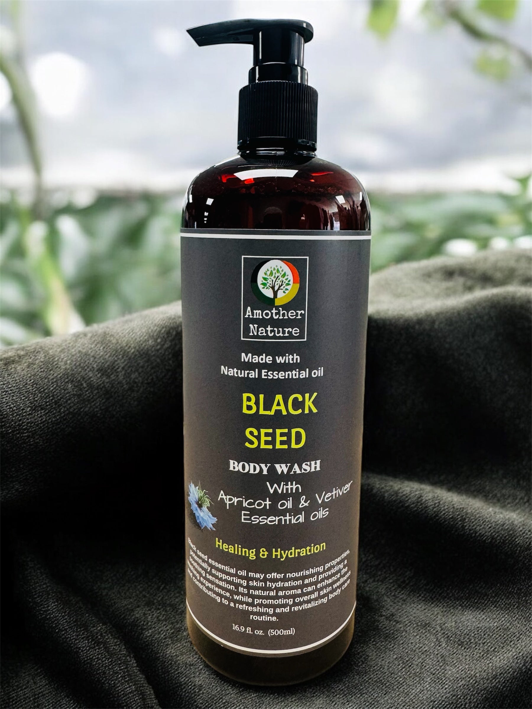 Black Seed -Body Wash Infuse with Apricot oil & Vetiver Essential oil