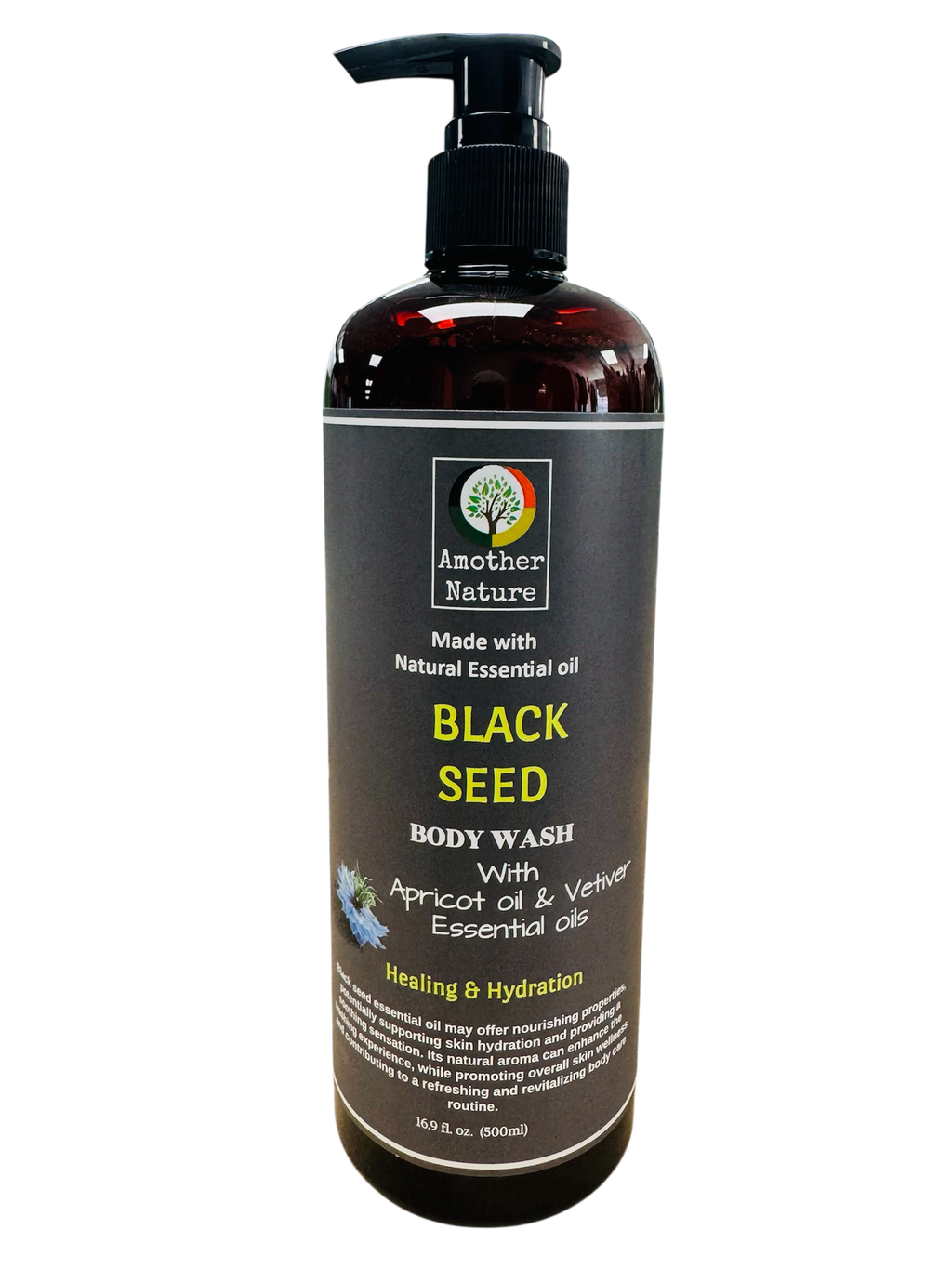 Black Seed -Body Wash Infuse with Apricot oil & Vetiver Essential oil