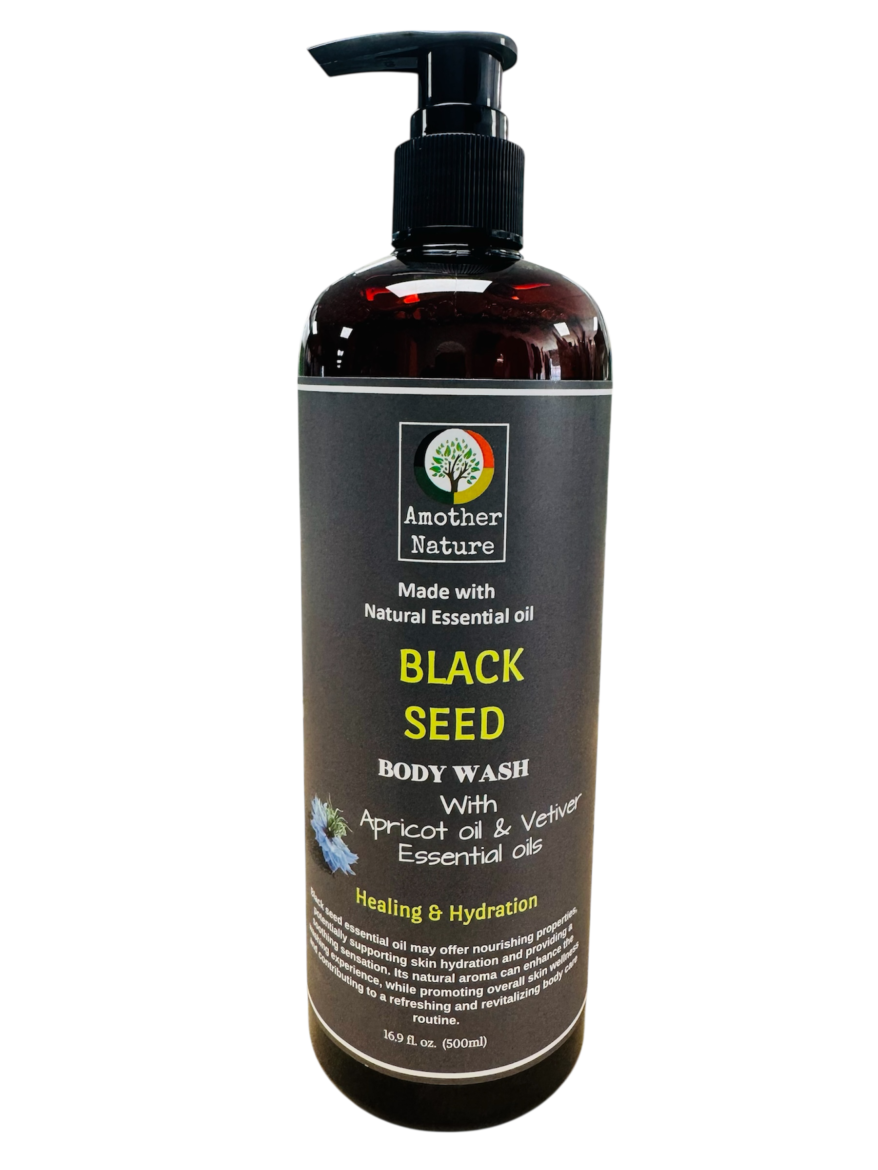 Black Seed -Body Wash Infuse with Apricot oil & Vetiver Essential oil