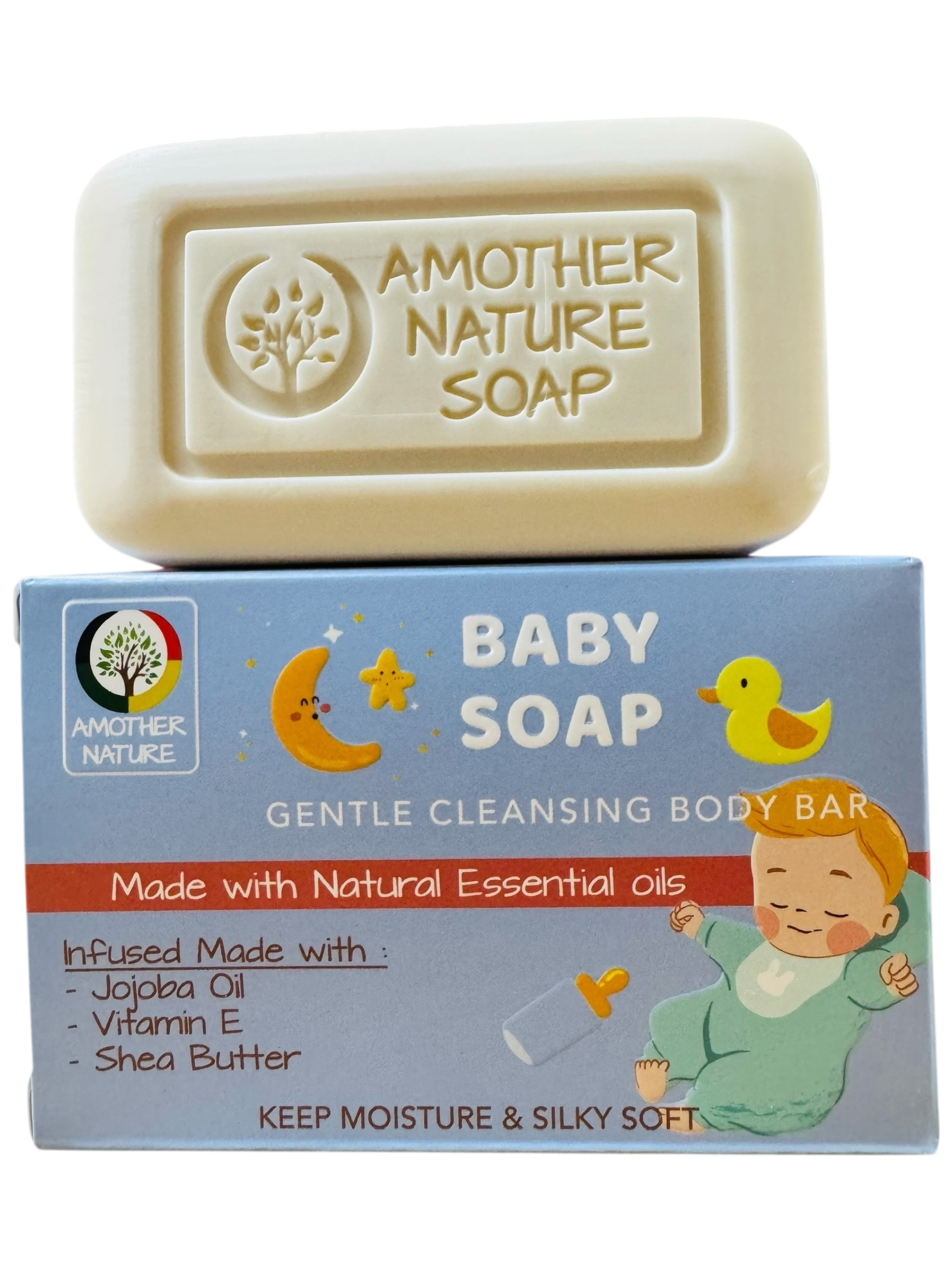 Baby Soap- Gentle Cleansing Body Bar -(2 Pieces)