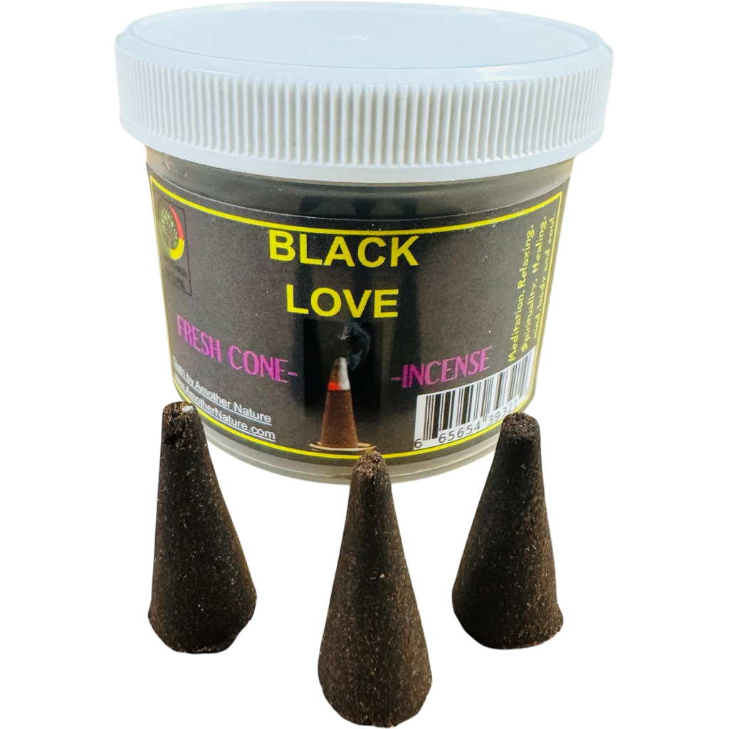 Black Love Cone Incense - Fresh Hand Made