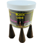 Black Love Cone Incense - Fresh Hand Made