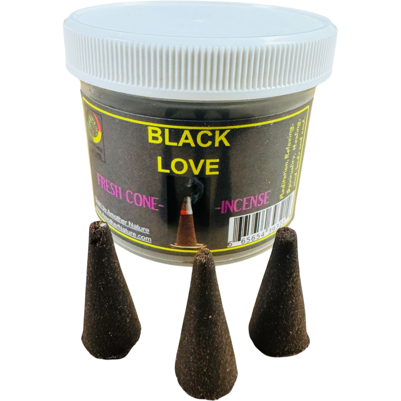Black Love Cone Incense - Fresh Hand Made