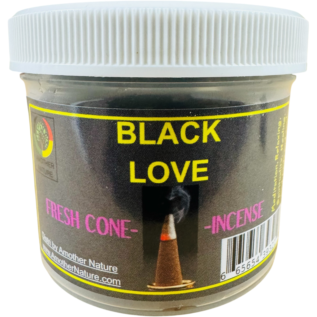 Black Love Cone Incense - Fresh Hand Made