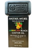 Jamaican Black Castor Oil Soap -Deep Cleansing Body Bar -(2 Pieces)