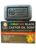 Jamaican Black Castor Oil Soap -Deep Cleansing Body Bar -(2 Pieces)