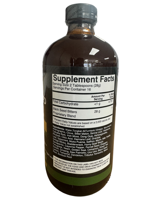Black Seed Bitter with Bitter Melon Living Bitter Detox