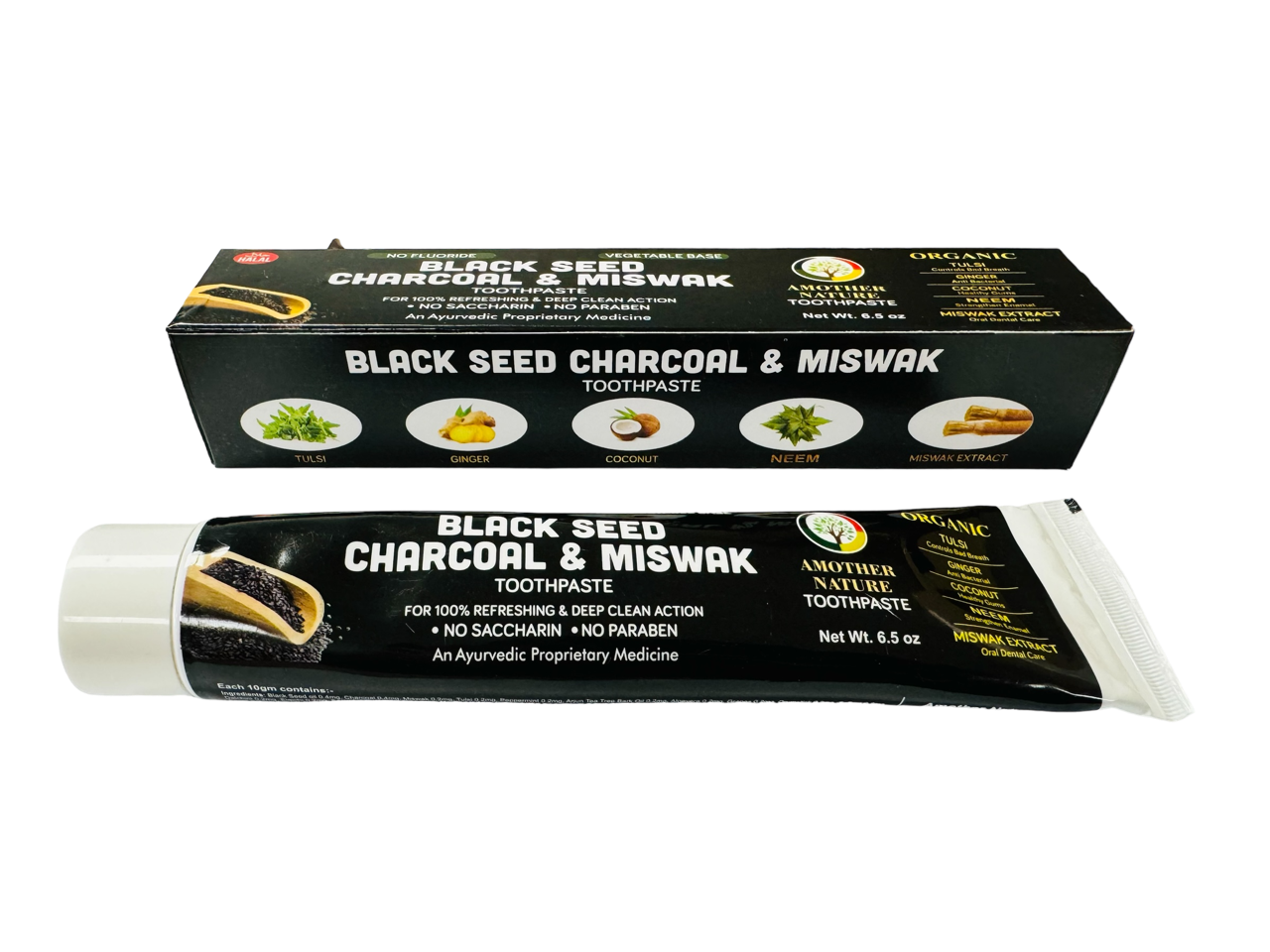Black Seed Charcoal & Miswak Toothpaste