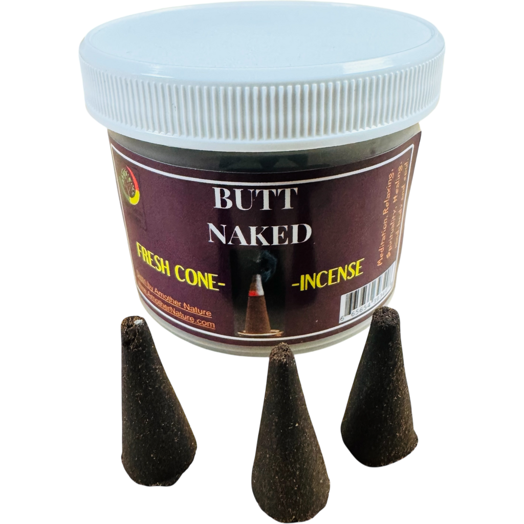 Butt Naked Cone Incense - Fresh Hand Made