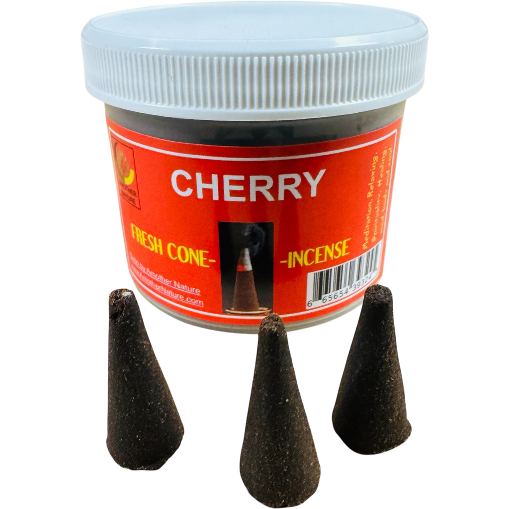 Cherry Cone Incense - Fresh Hand Made