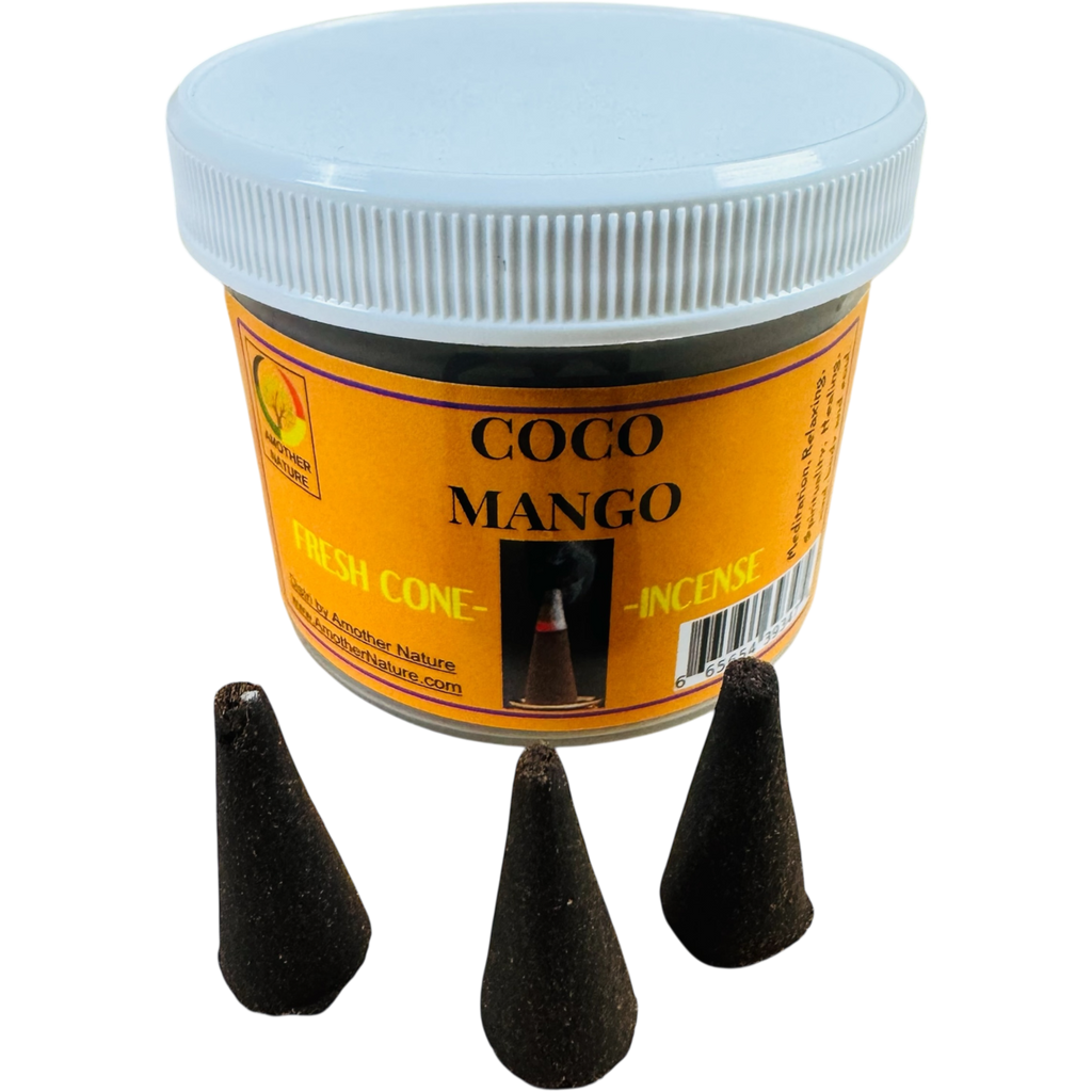 Coco Mango Cone Incense - Fresh Hand Made