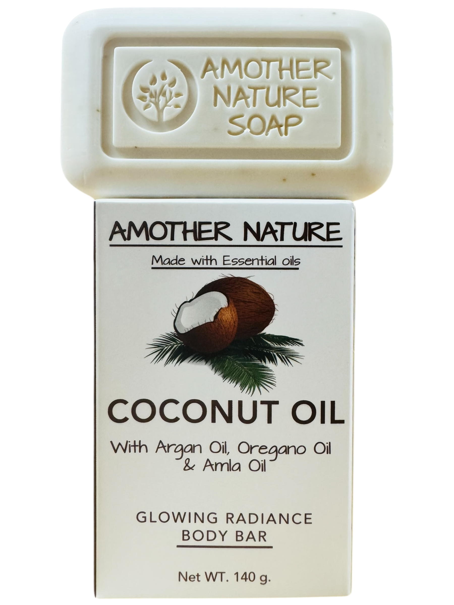 Coconut Oil Soap -Glowing Radiance Body Bar -(2 Pieces)