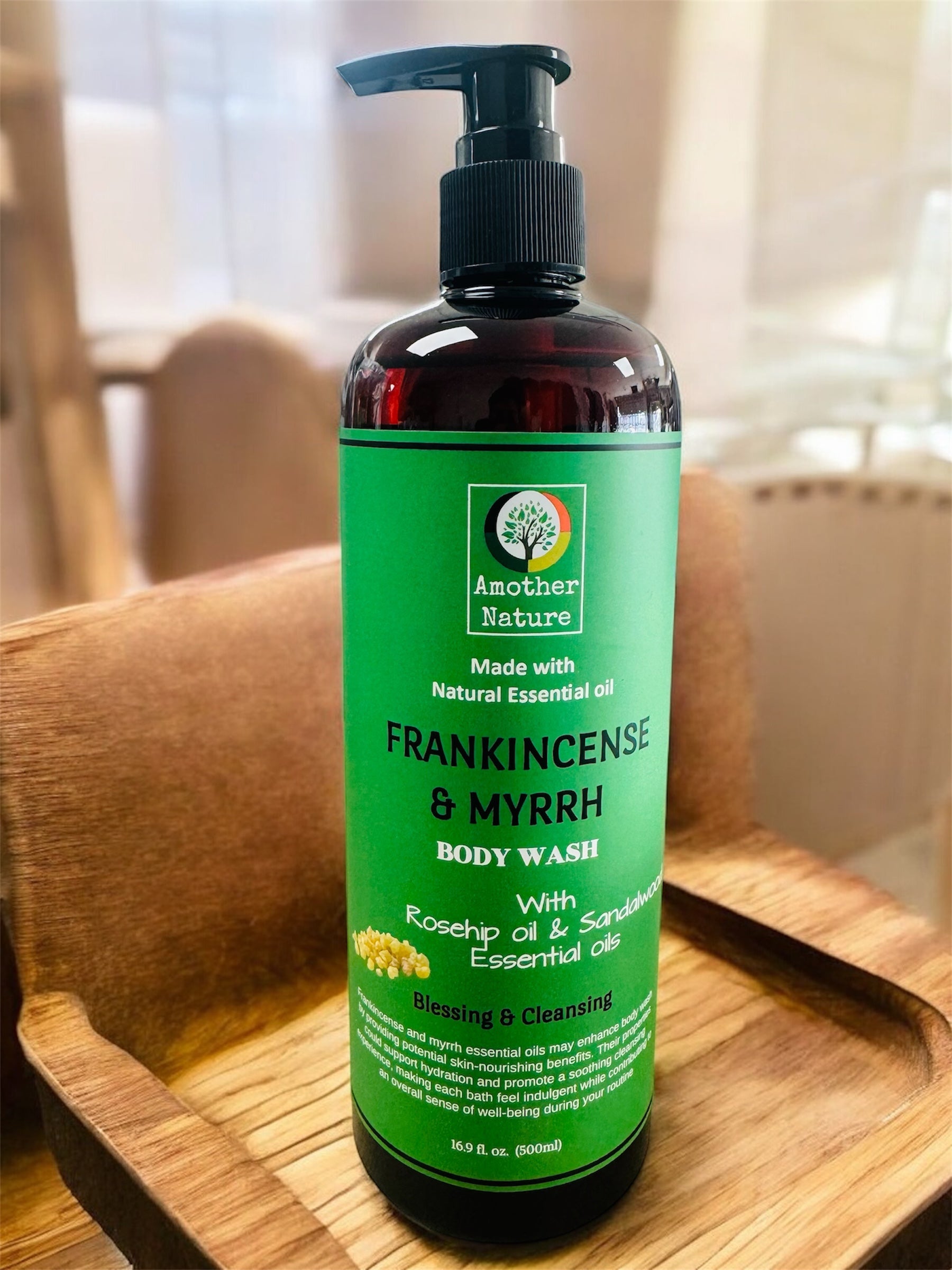 Frankincense & Myrrh -Body Wash Infuse Rosehip Oil & Sandalwood Essential oil