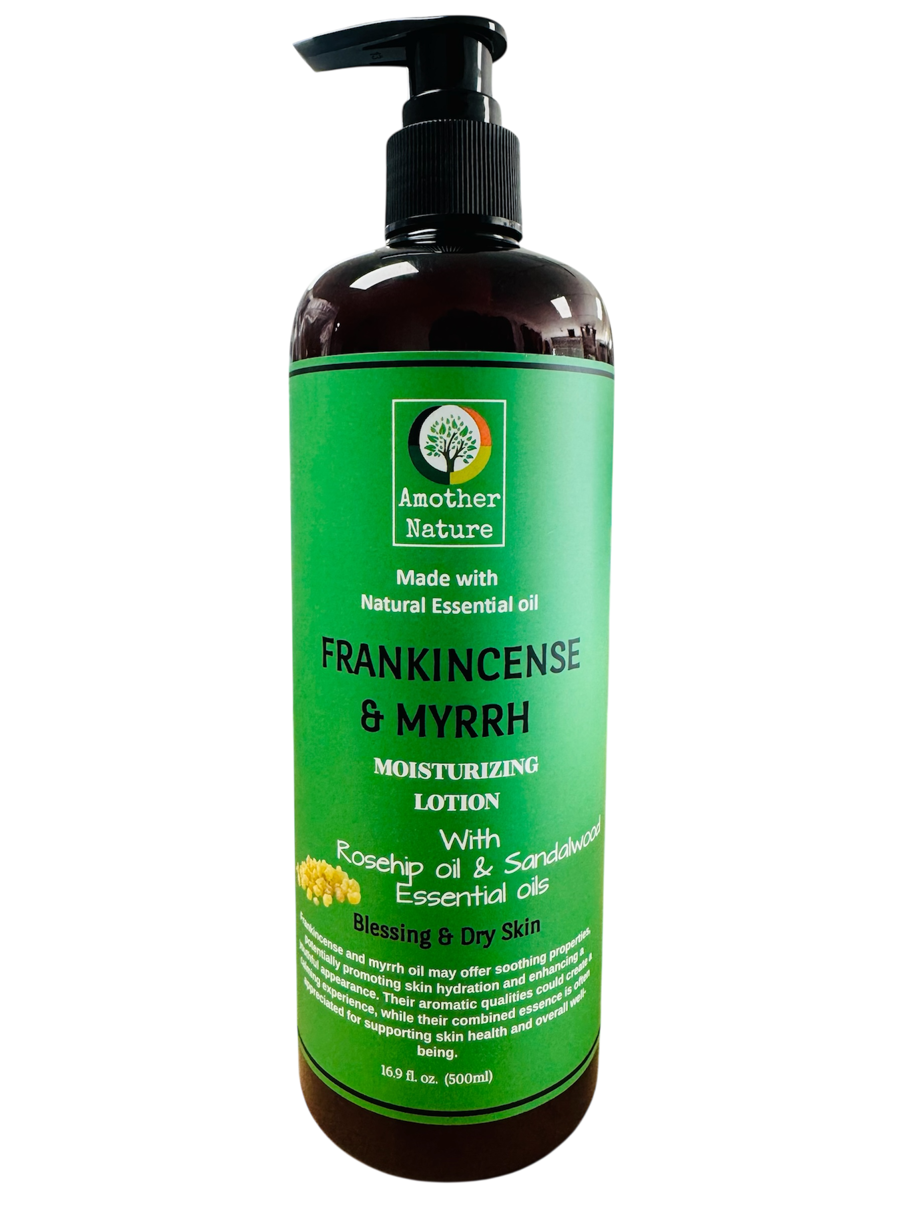 Frankincense & Myrrh -Body Lotion Infuse with Rosehip Oil & Sandalwood Essential Oi