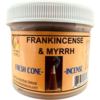 Frankincense & Myrrh Cone Incense - Fresh Hand Made