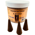 Frankincense & Myrrh Cone Incense - Fresh Hand Made