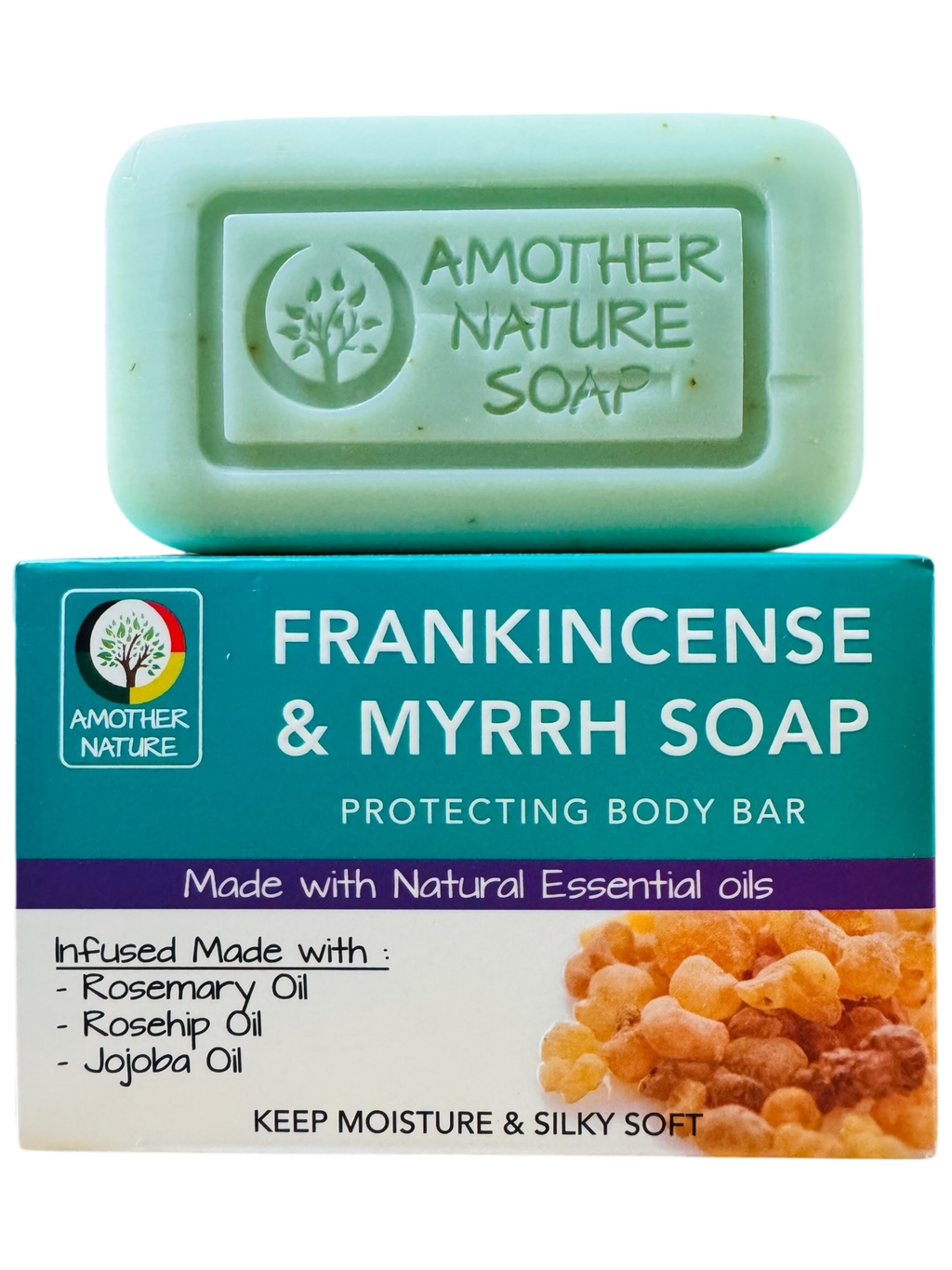 Frankincense & Myrrh Soap -Protecting Body Bar -(2 Pieces)
