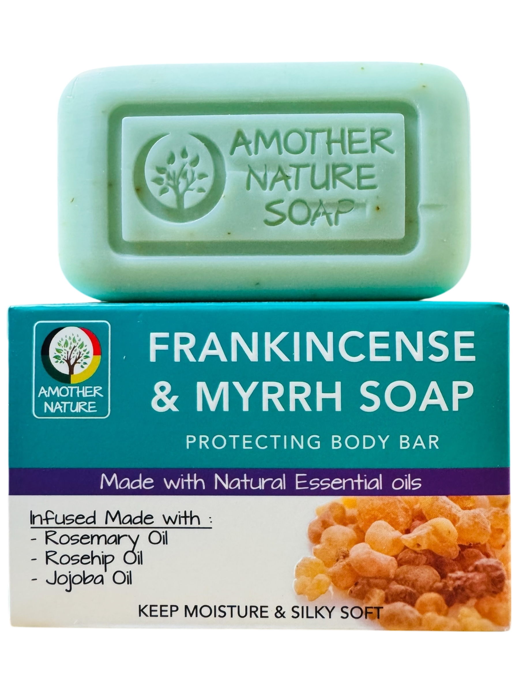 Frankincense & Myrrh Soap -Protecting Body Bar -(2 Pieces)