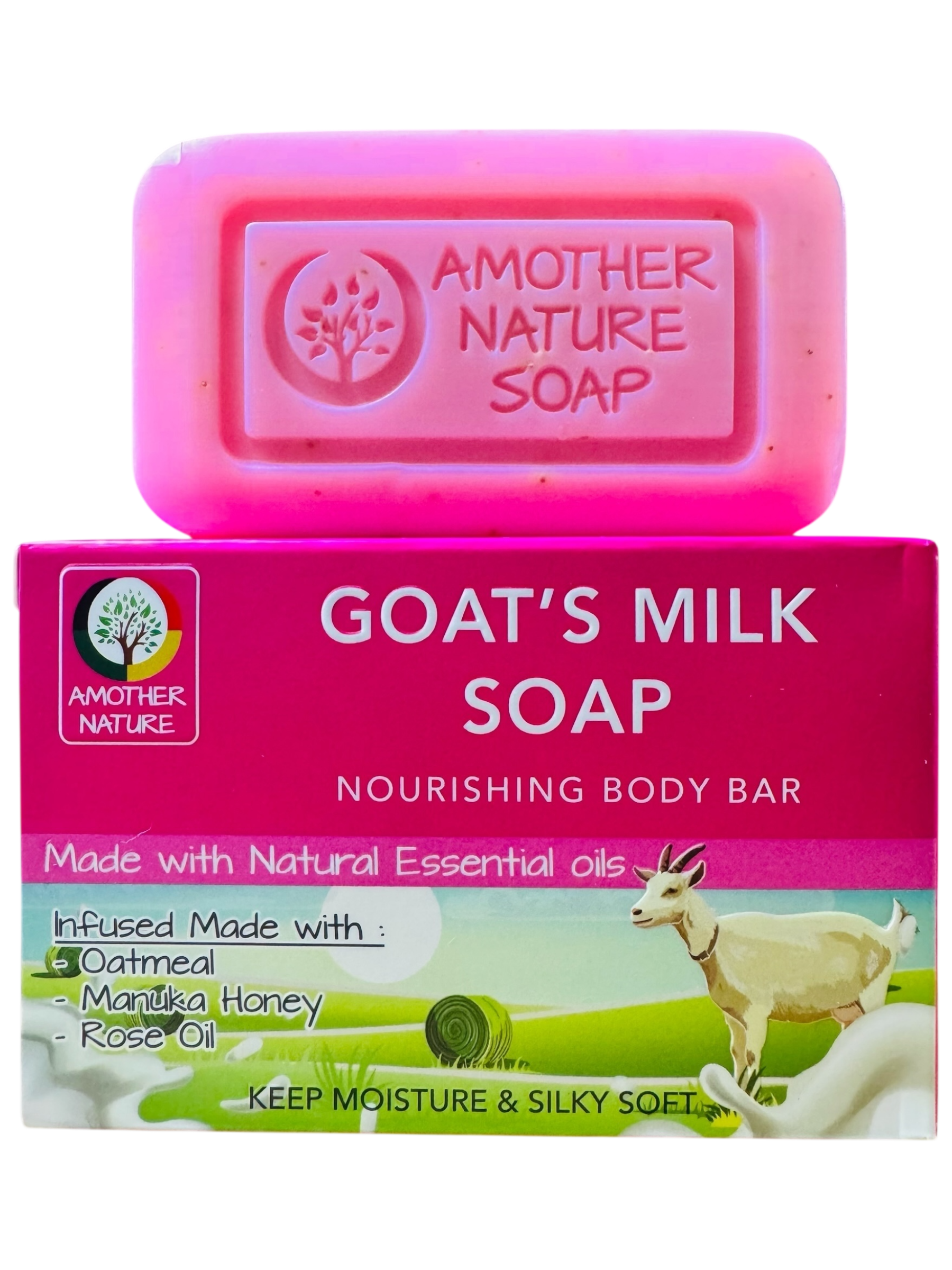 Goat's Milk Soap -Nourishing Body Bar -(2 Pieces)