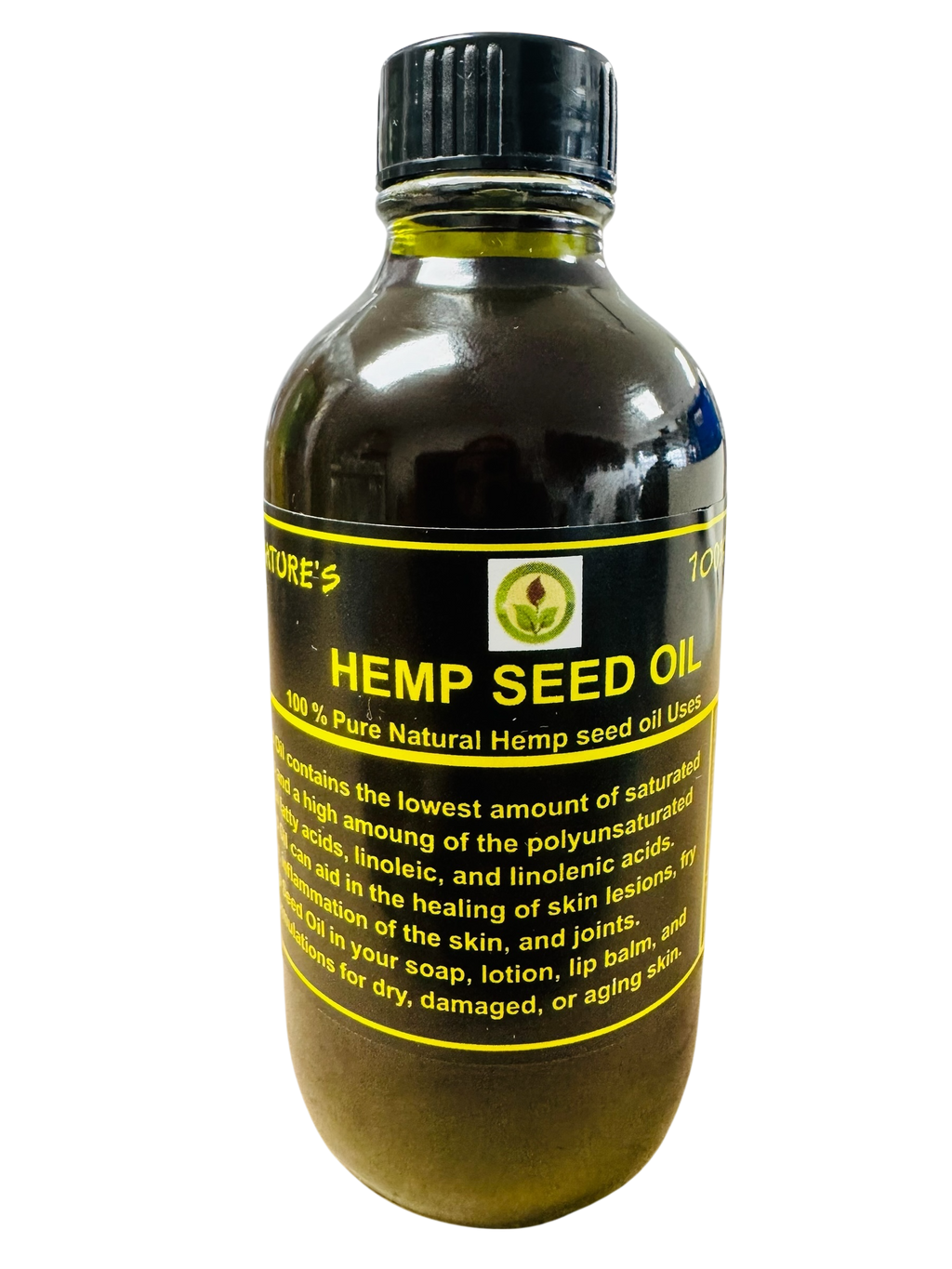 Pure Hemp Seed Oil Natural