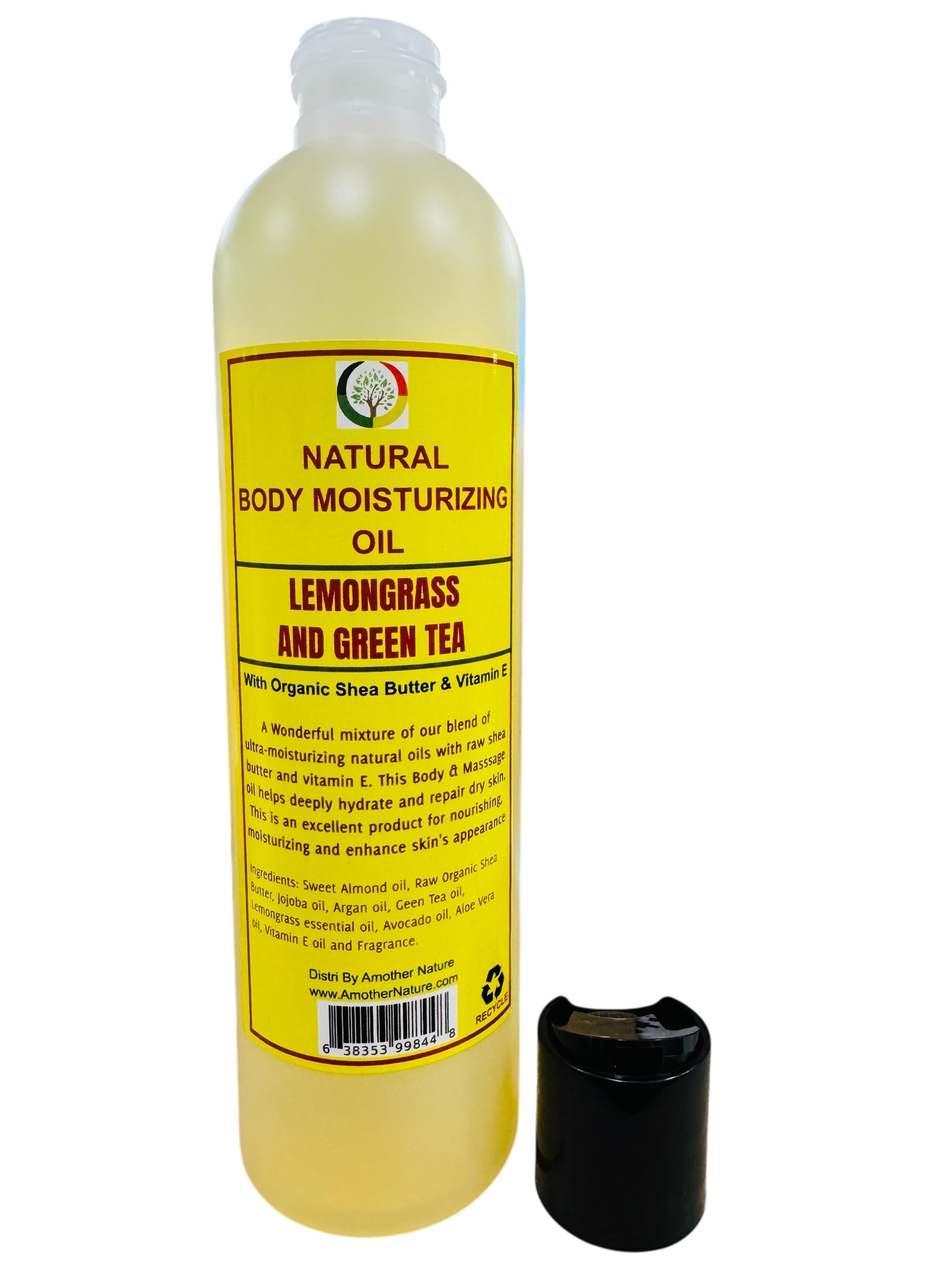 Lemongrass & Green Tea- Natural Body Moisturizing oil