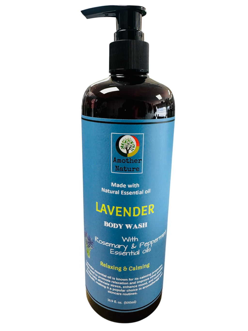 Lavender -Body Wash Infuse with Rosemary & Peppermint Essential oil