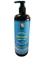 Lavender -Body Wash Infuse with Rosemary & Peppermint Essential oil