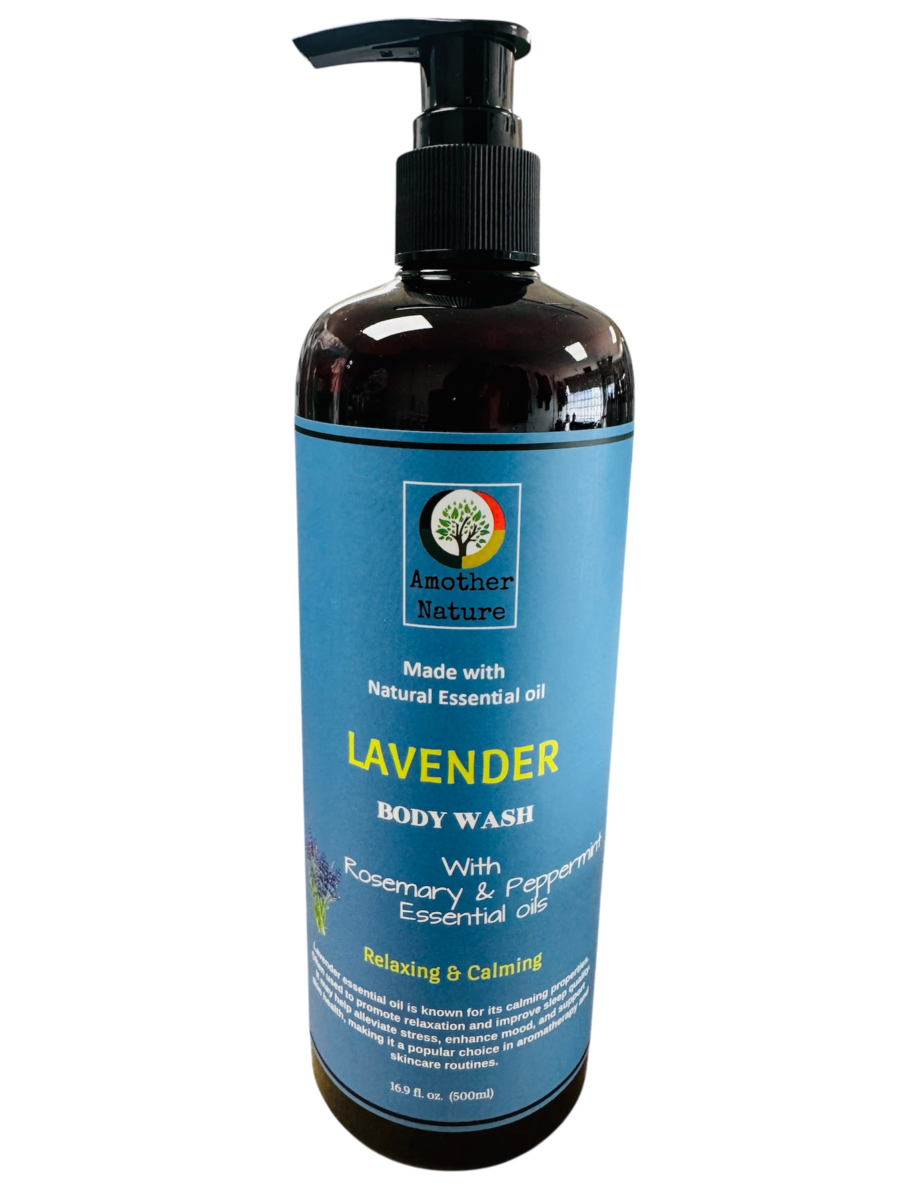 Lavender -Body Wash Infuse with Rosemary & Peppermint Essential oil