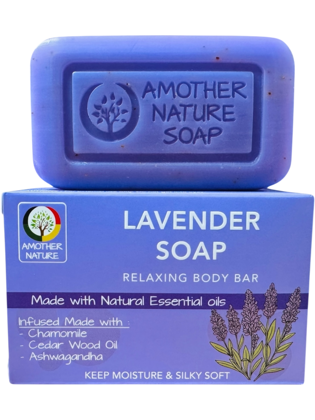 Lavender Soap- Relaxing Body Bar (2 Pieces)