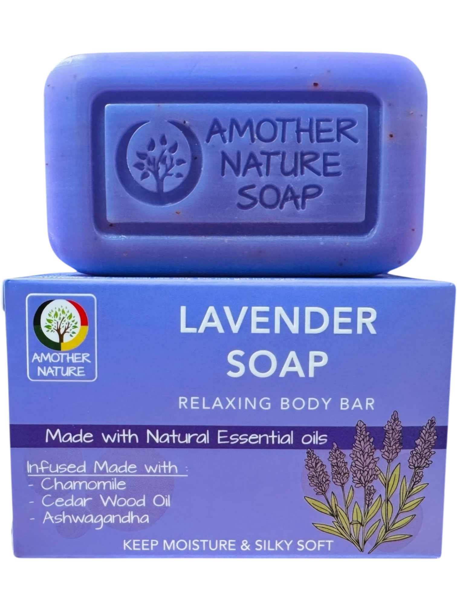 Lavender Soap- Relaxing Body Bar (2 Pieces)