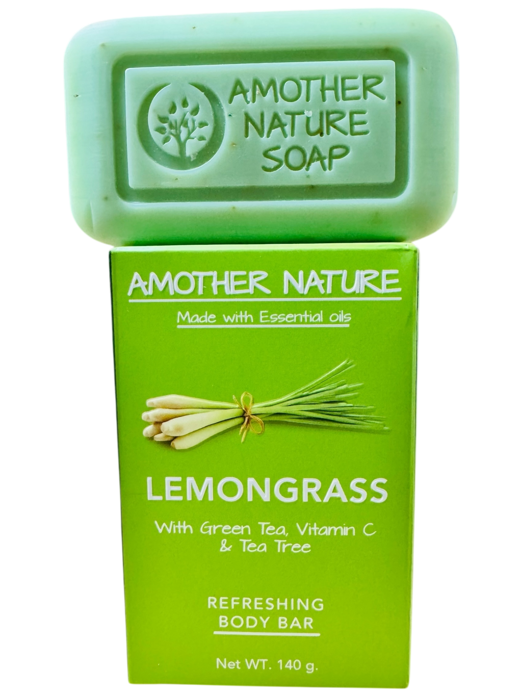 Lemongrass Soap- Refreshing Body Bar -(2 Pieces)