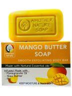 Mango Butter Soap -Smooth Exfoliating Body Bar -(2 Pieces)