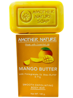 Mango Butter Soap -Smooth Exfoliating Body Bar -(2 Pieces)