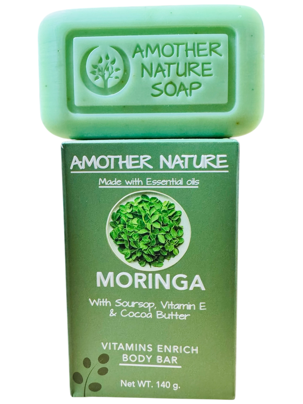 Moringa Soap -Vitamins Enrich Body Bar -(2 Pieces)