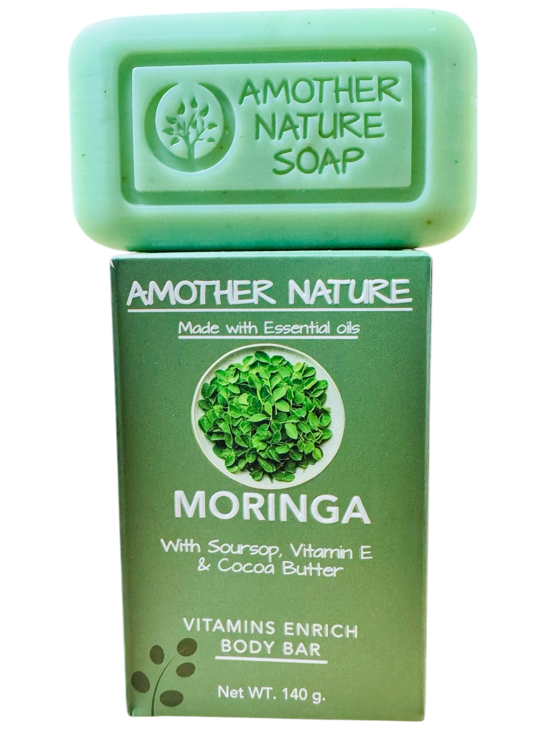 Moringa Soap -Vitamins Enrich Body Bar -(2 Pieces)