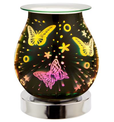 3D Extra Fancy Touch Electric Oil Burner (Butterfly Design)
