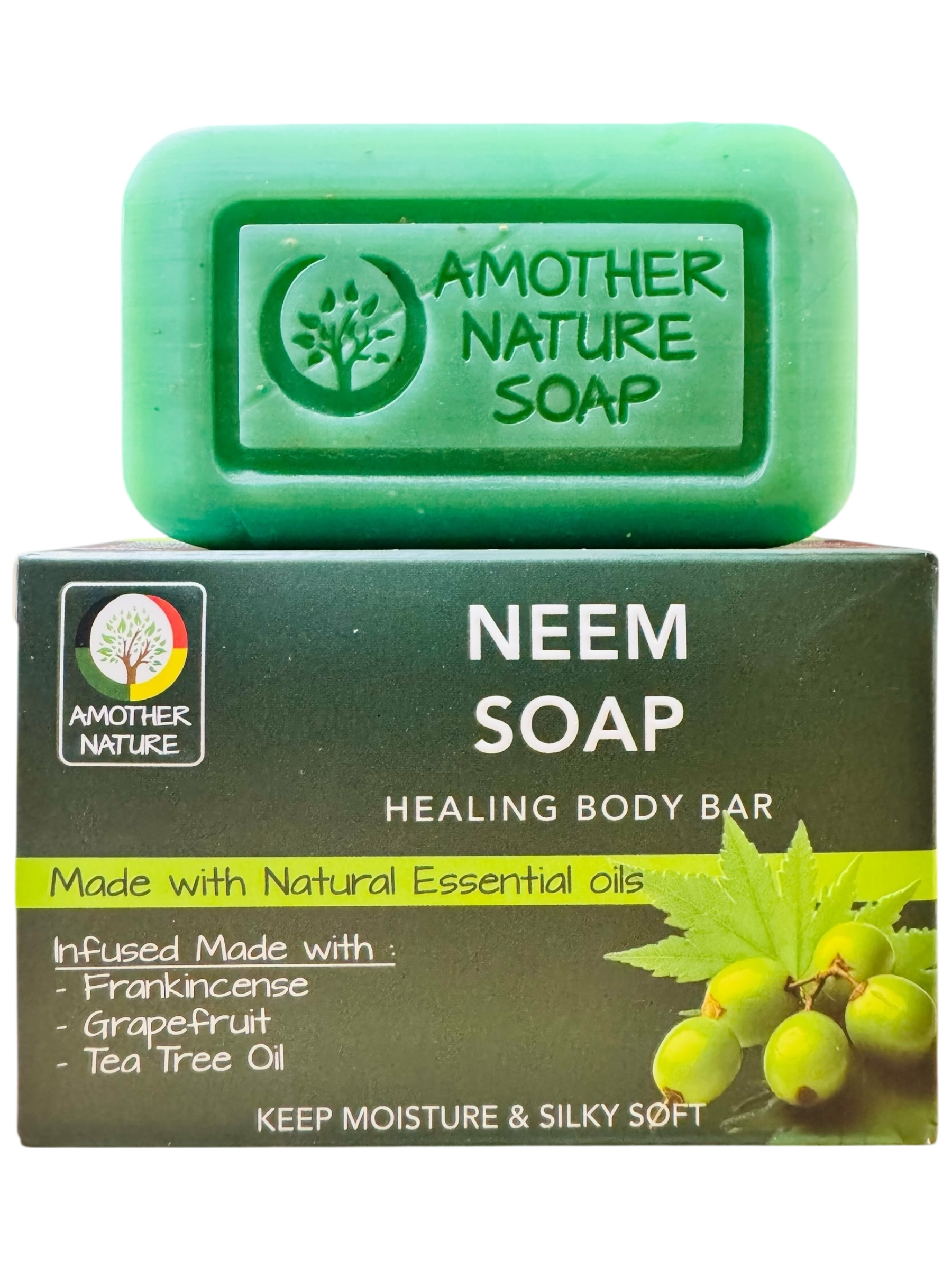 Neem Soap -Healing Body Bar -(2 Pieces)