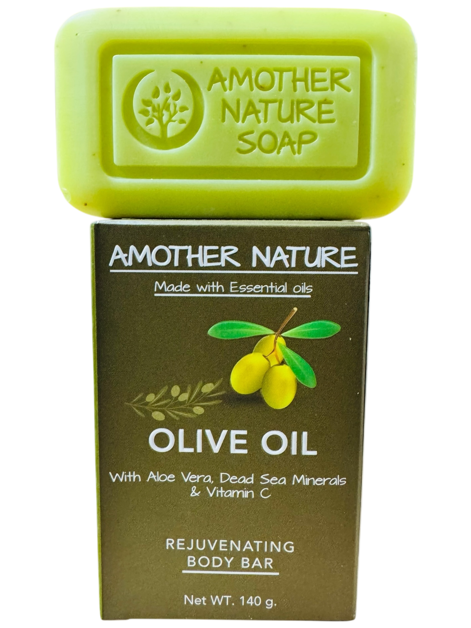 Olive Oil Soap -Rejuvenating Body Bar -(2 Pieces)