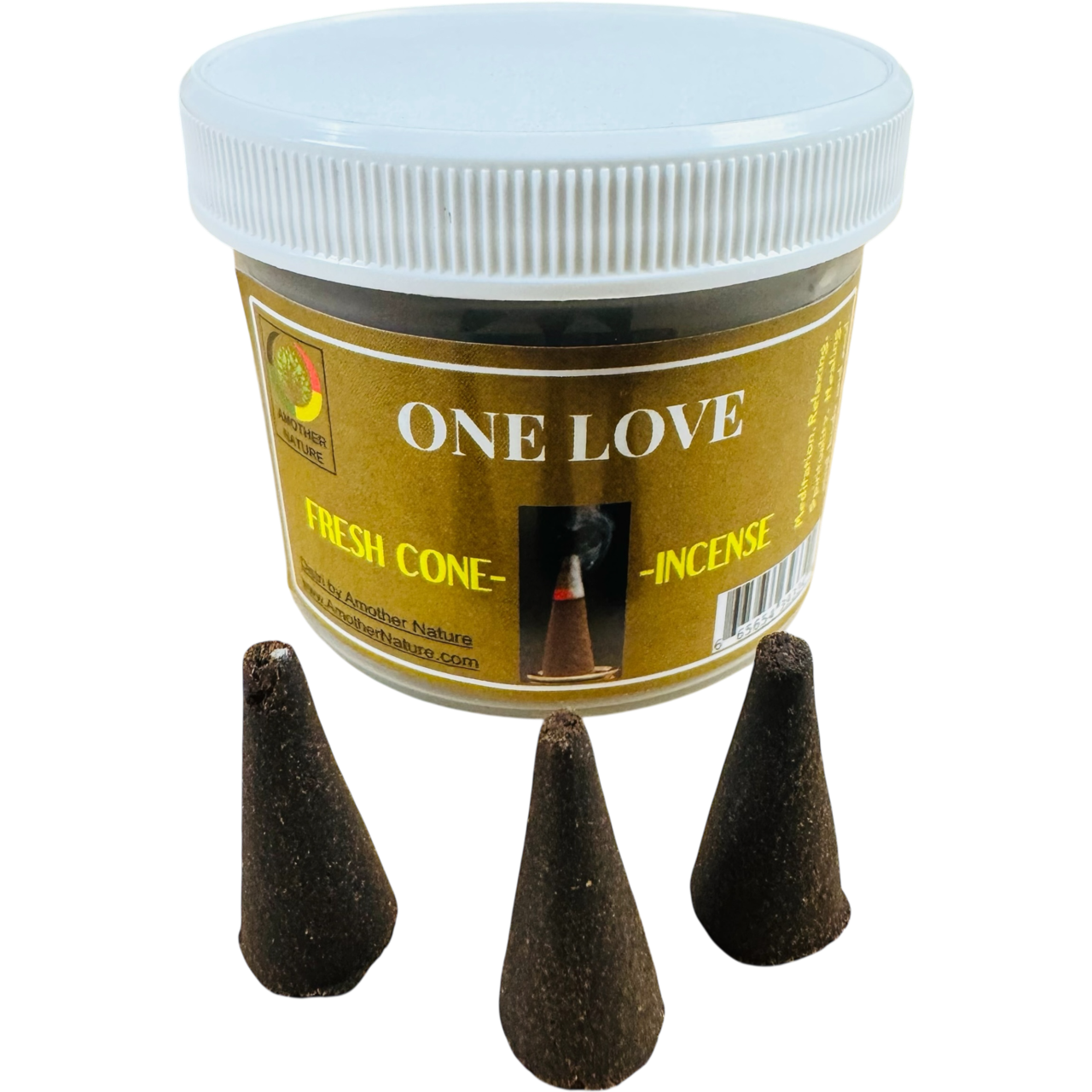 One Love Cone Incense - Fresh Hand Made