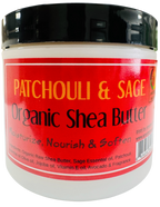 Patchouli & Sage -Organic Shea Butter Whipped
