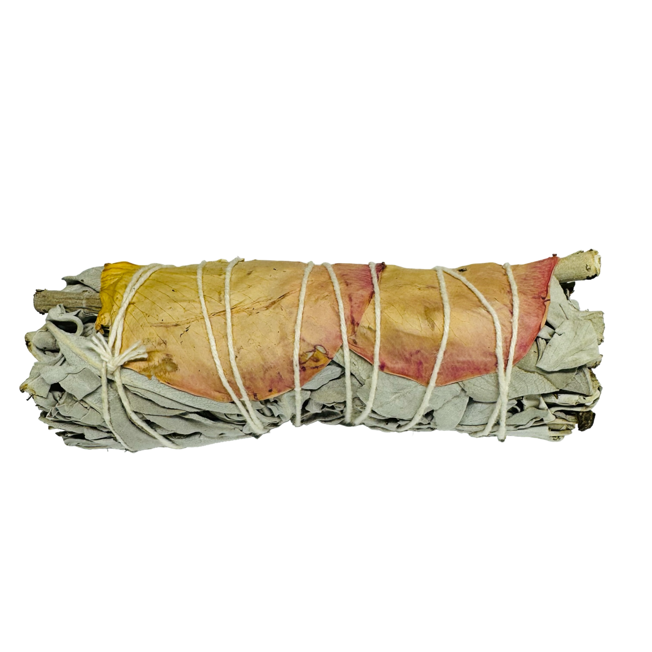 Pink Petal White Sage Smudge -(2 Pieces)