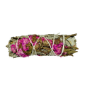 Pink Sinuata White Sage Smudge -(2 Pieces)