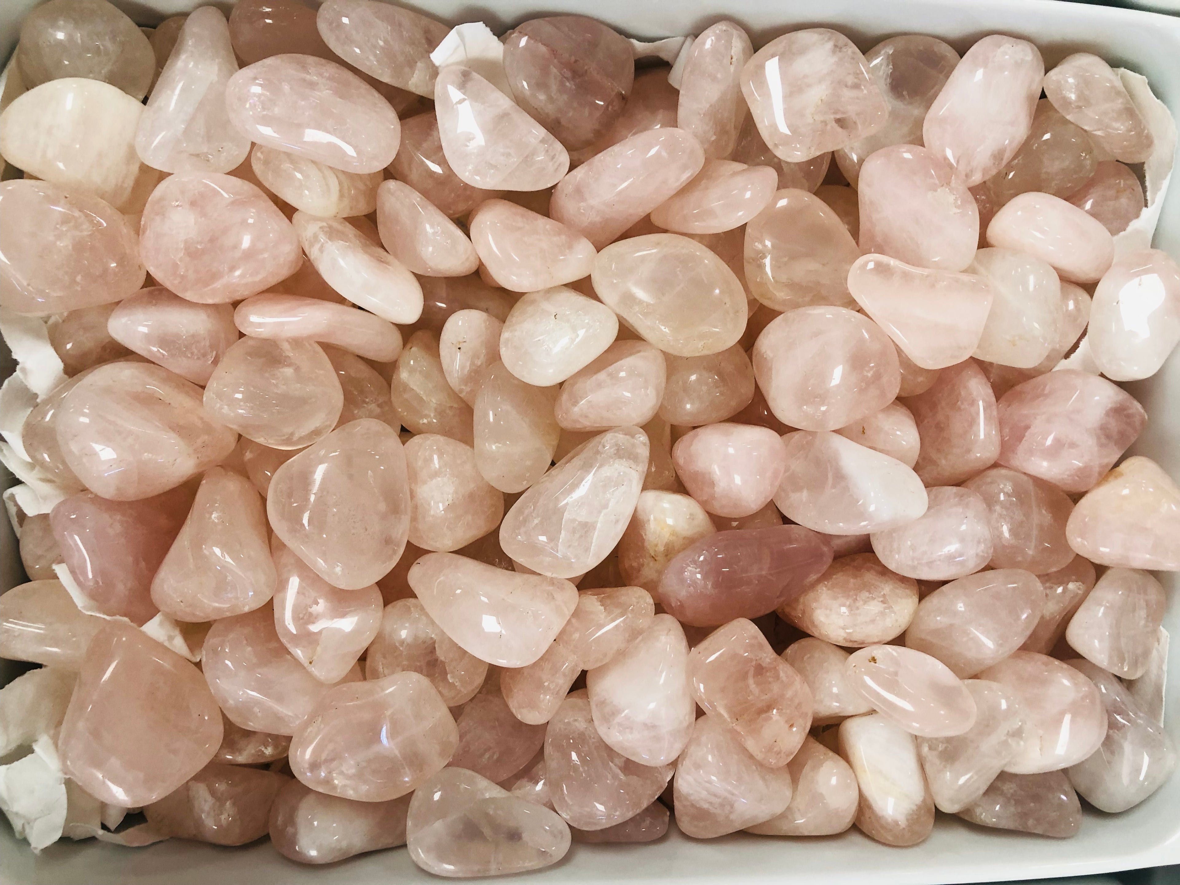 Rose Quartz -(3 Pieces Tumble Stone)