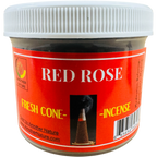 Red Rose Cone Incense - Fresh Hand Made