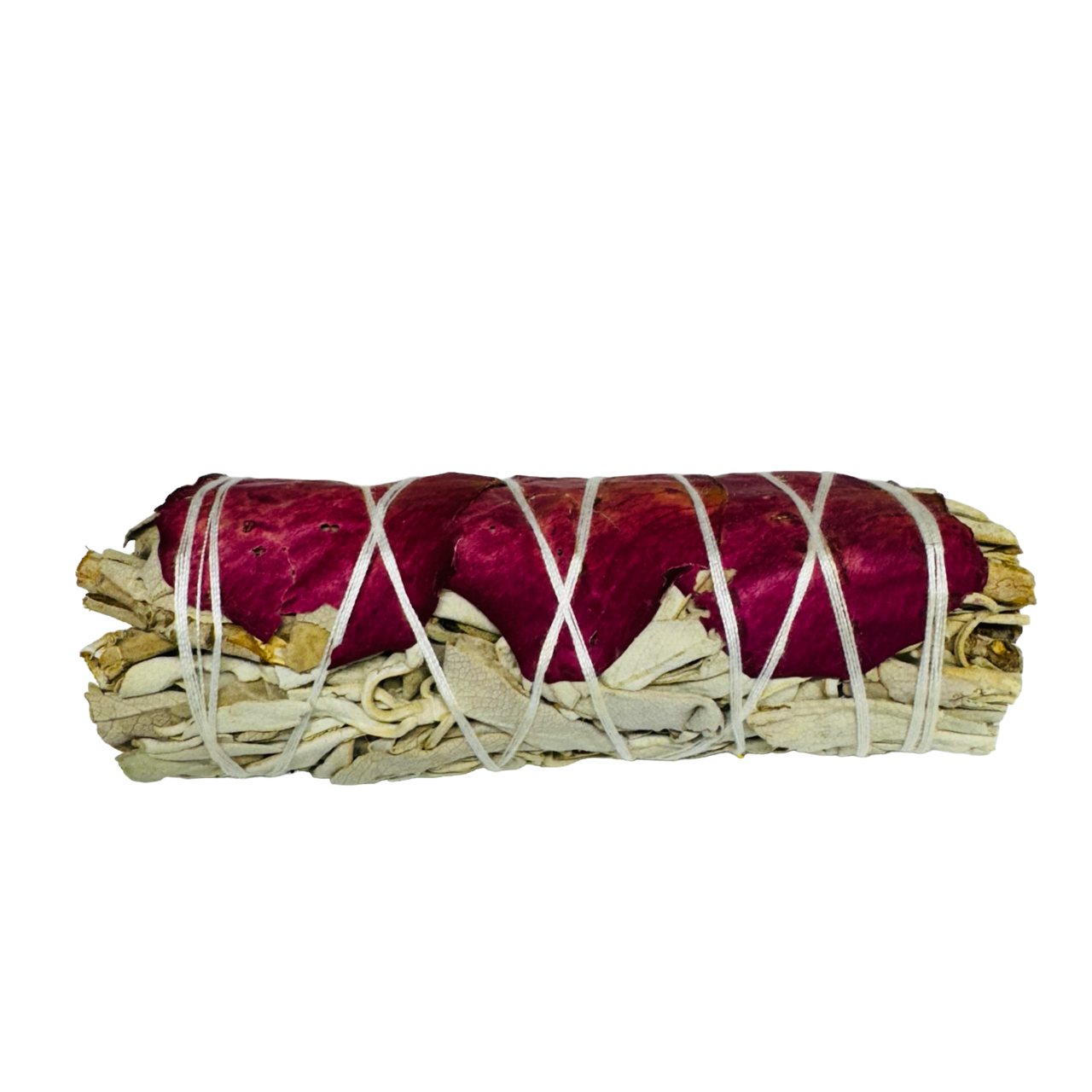 Rose Petal White Sage Smudge -(2 Pieces)