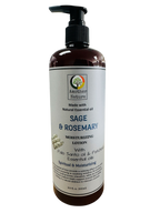 Sage & Rosemary -Body Lotion Infuse with Palo Santo Oil & Patchouli Essential Oil